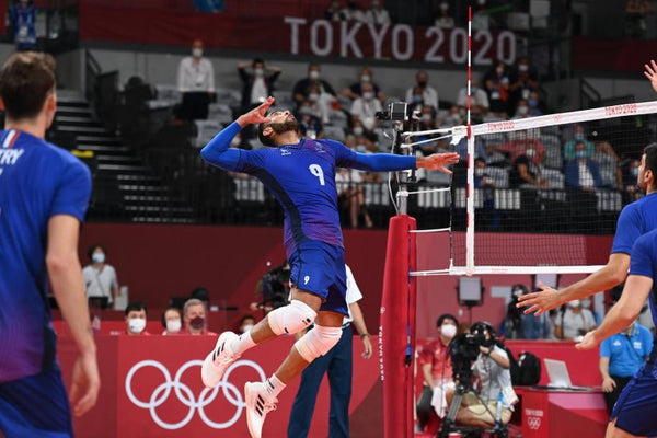 Earvin Ngapeth et l’équipe de France